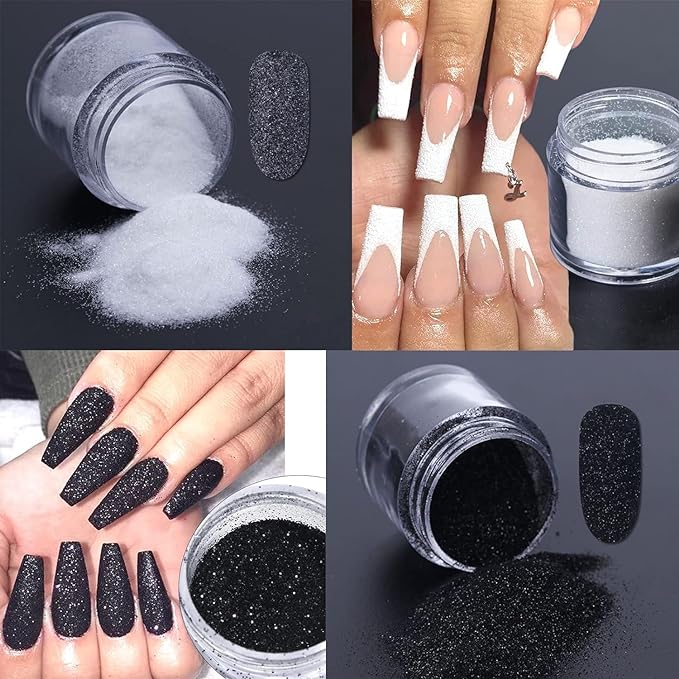 pack of 2 Glitter Powder Dust Powder for Nail Art Decorations ntfrmir3i-1