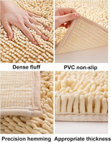 Nonslip water absorbent MicroFiber  door away mats 40x60cm (random color)