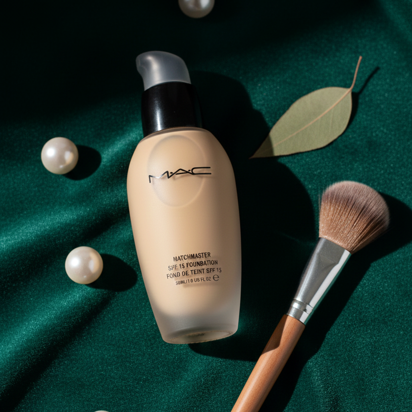 MAC Matchmaster SPF 15 Foundation – Shade NC25 | Medium Buildable Coverage, Demi-Matte Finish, Tone-Adapting Technology, Oil-Free, Long-Wearing
