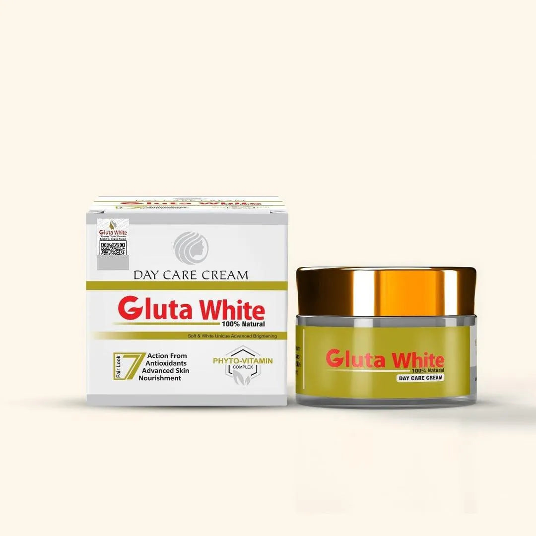Gluta White Whitening & Brightening Cream Jar – Deep Moisturizing, Skin Softening & Nourishing Formula
