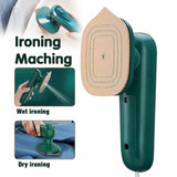 Portable Mini Steam Iron & Garment Steamer: Professional Handheld Micro-Ironing Machine for Dry & Wet Use, Rotatable Handle for Home and Travel