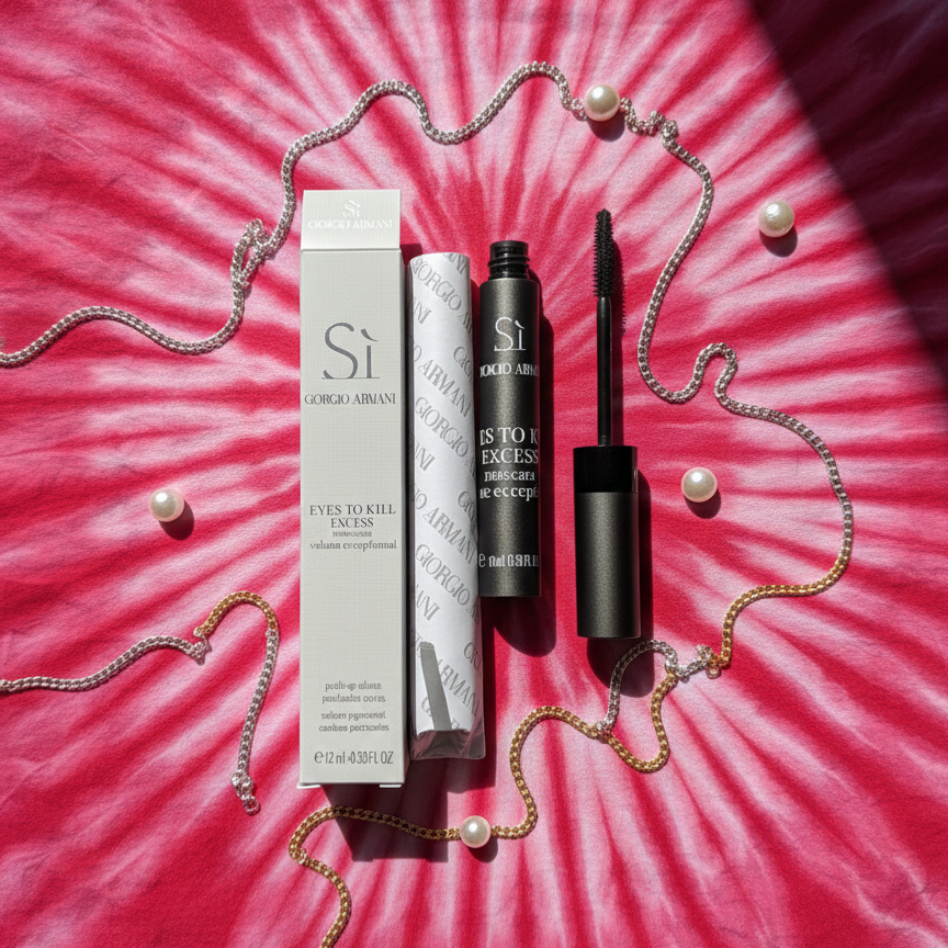 Giorgio Armani Si Eyes to Kill Excess Mascara – Dramatic Volume, Length & False-Lash Effect | Buildable, Clump-Free Formula
