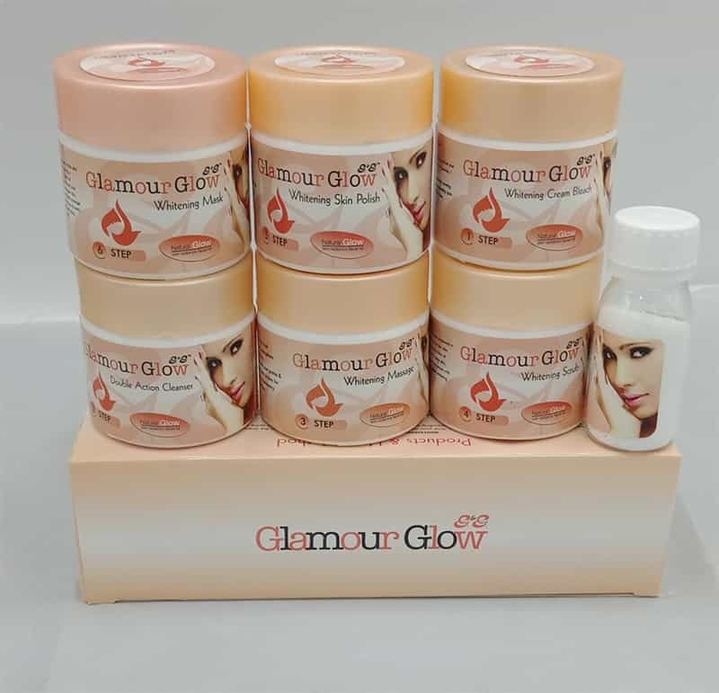 Glamour Glow 6 Steps Complete Whitening Facial Kit - Best Quality