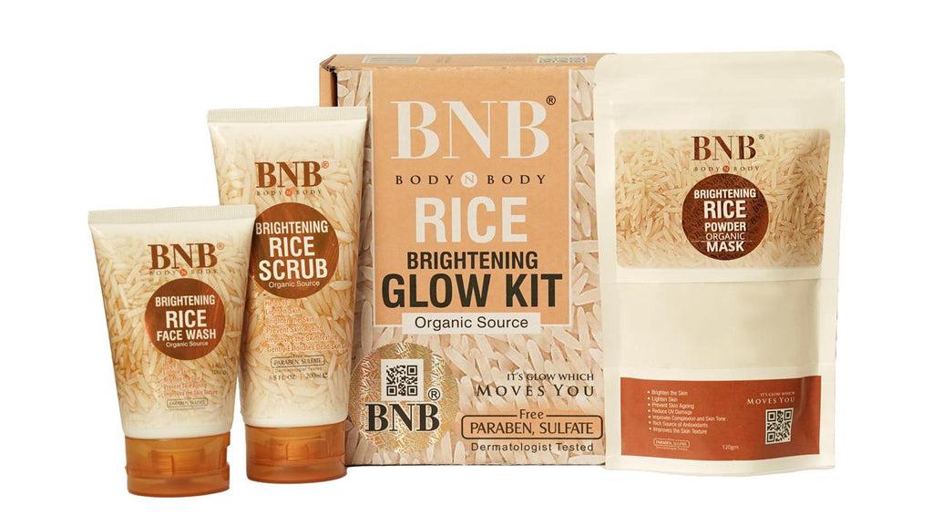 BNB Brightening Rice Glow Kit (3 in 1)