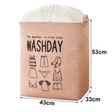 washday laundry basket (random color)