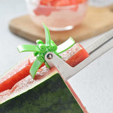 Windmill Watermelon Cube Cutter | Watermelon Slicer Cutter, Stainless Steel Watermelon Cutter Wheel Fruit Knife Melon Knife Corer Kitchen Gadgets, Practical Tool for Fruit Vegetable Salad
