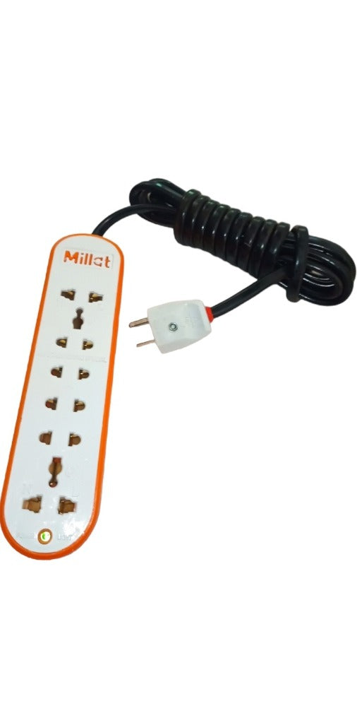 Extension Lead 5?Way | 4M Copper Wire | Power Switch | Multi?Socket Extension Cord | White
