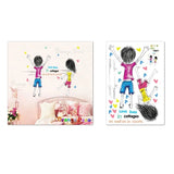 JuGuo Design] Children's Graffiti Wall Stickers, Wallpapers, DIY Combination Decorations size 60x90 ay9162