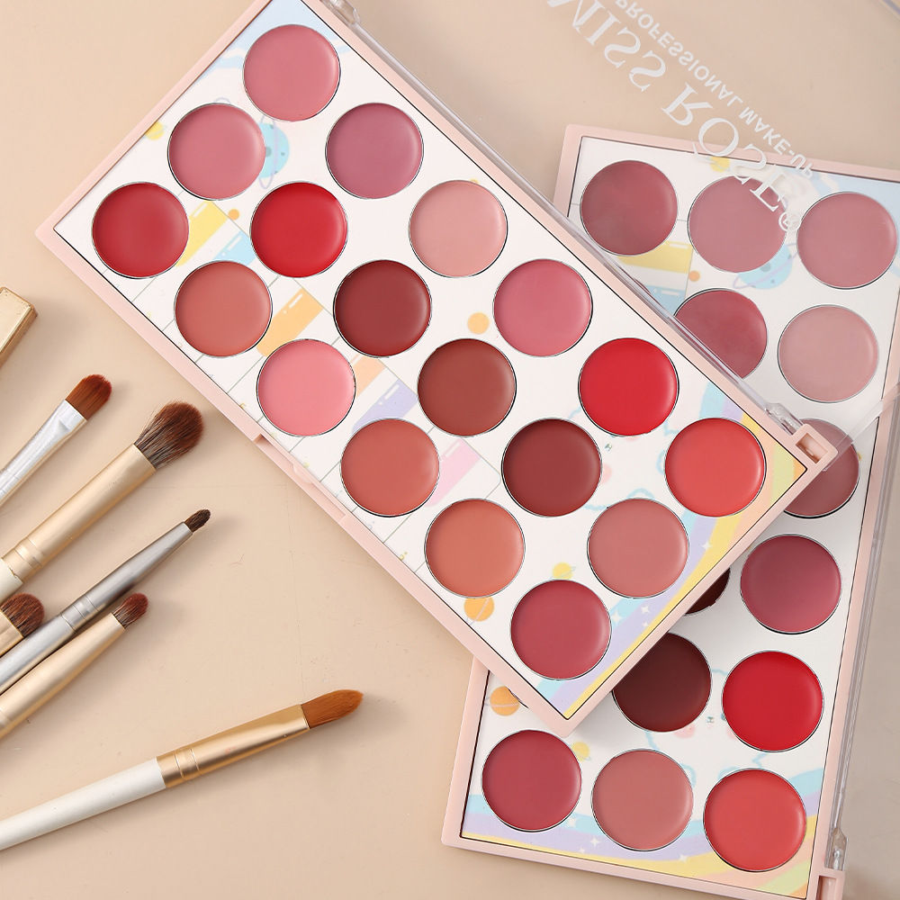 Miss Rose  18 Colors Matte Lipstick Palette  Korean cosmetics lipsticks set color Palette