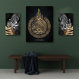3-Piece Wall Art Frame Set – 2 Small (8x11) & 1 Large (12x16) Decorative Frames with Double Tape for Easy Wall Mounting – Modern Home Decor