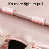 5Pcs BedSheet Clips | Non?Slip Plastic Clamps | Quilt, Blanket, Curtain & Cover Holder Buckles (Random colour)