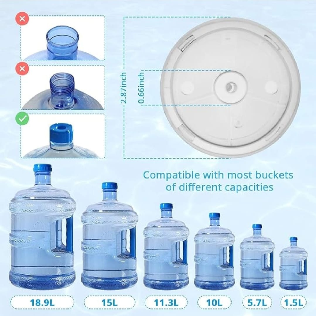 Automatic Electric Water Bottle Pump Dispenser – USB Rechargeable One-Touch Water Pump for Home, Office, Outdoor Use & Universal Gallon Bottles
