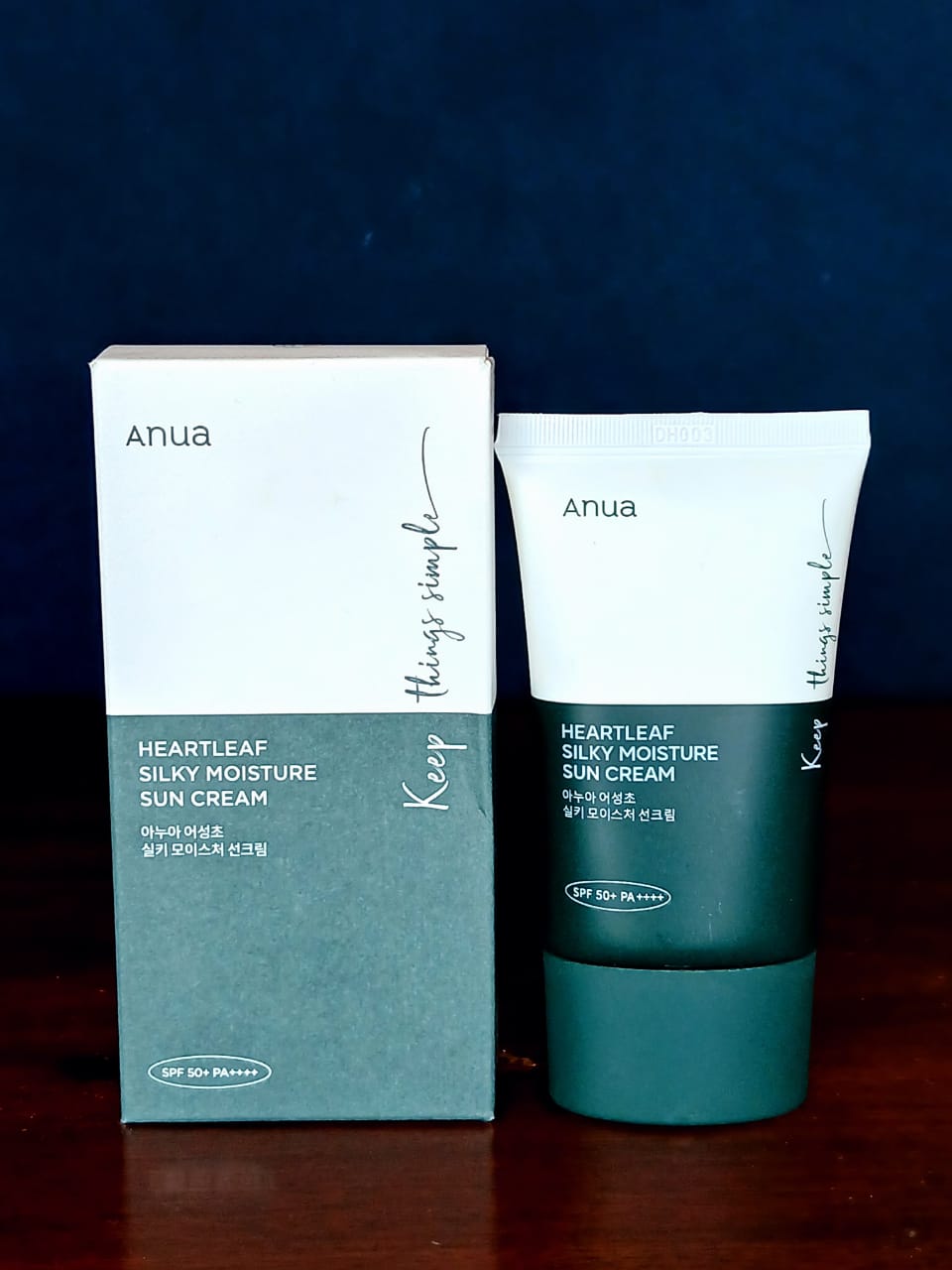 Anua Heartleaf Silky Moisture Sun Cream protection with SPF 50+ PA++++. -Imported Quality-