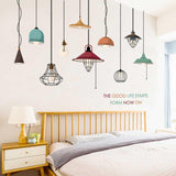 XH9308 Bedroom Window Wall Sticker Decal Exquisite Decoration Wall Stickers