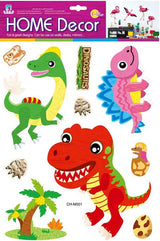 Three-Dimensional Dinosaur Stickers Children's Wall Stickers Children's Gifts for children's Room Decoration "ch M001 Size:40x30cm