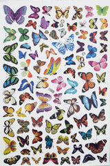Butterfly Wall Sticker, Peel and Stick Wall Art Decal, Butterfly DIY Craft Decoration for Girl Kid Room Nursery Classroom Bedroom Bathroom Office Decor Aesthetic