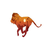 African Lion Wall Sticker -  size 60x60  hm92006