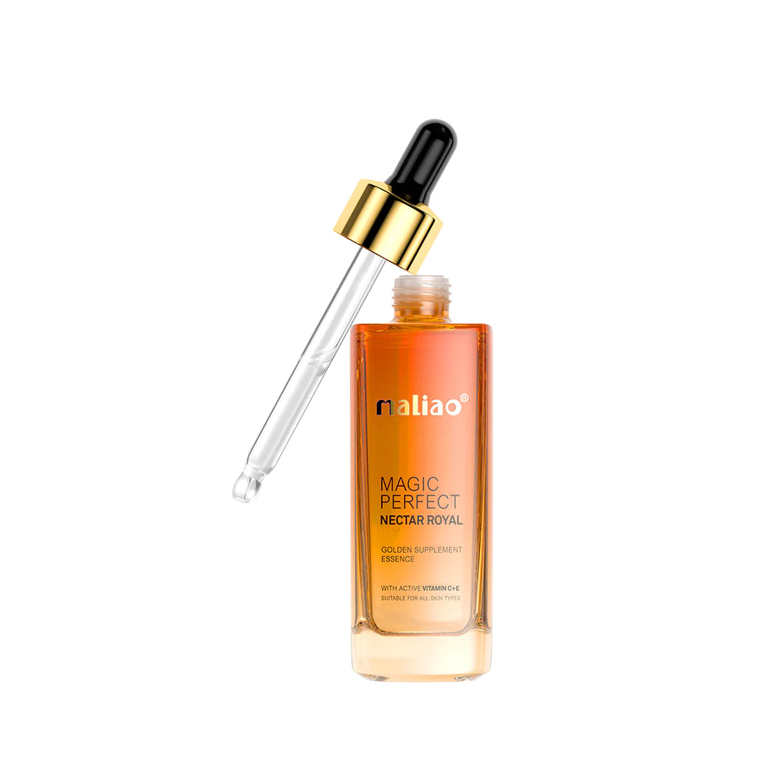 Maliao Magic Perfect Nectar Royal Vitamin C+E Serum – Restores Glow & Nourishes Dry, Dull Skin, 30ml