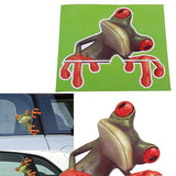 3D Car Stickers Funny Frog Truck Window Decal Vivid Car Decor Sticker size 15x15cm Nc1064