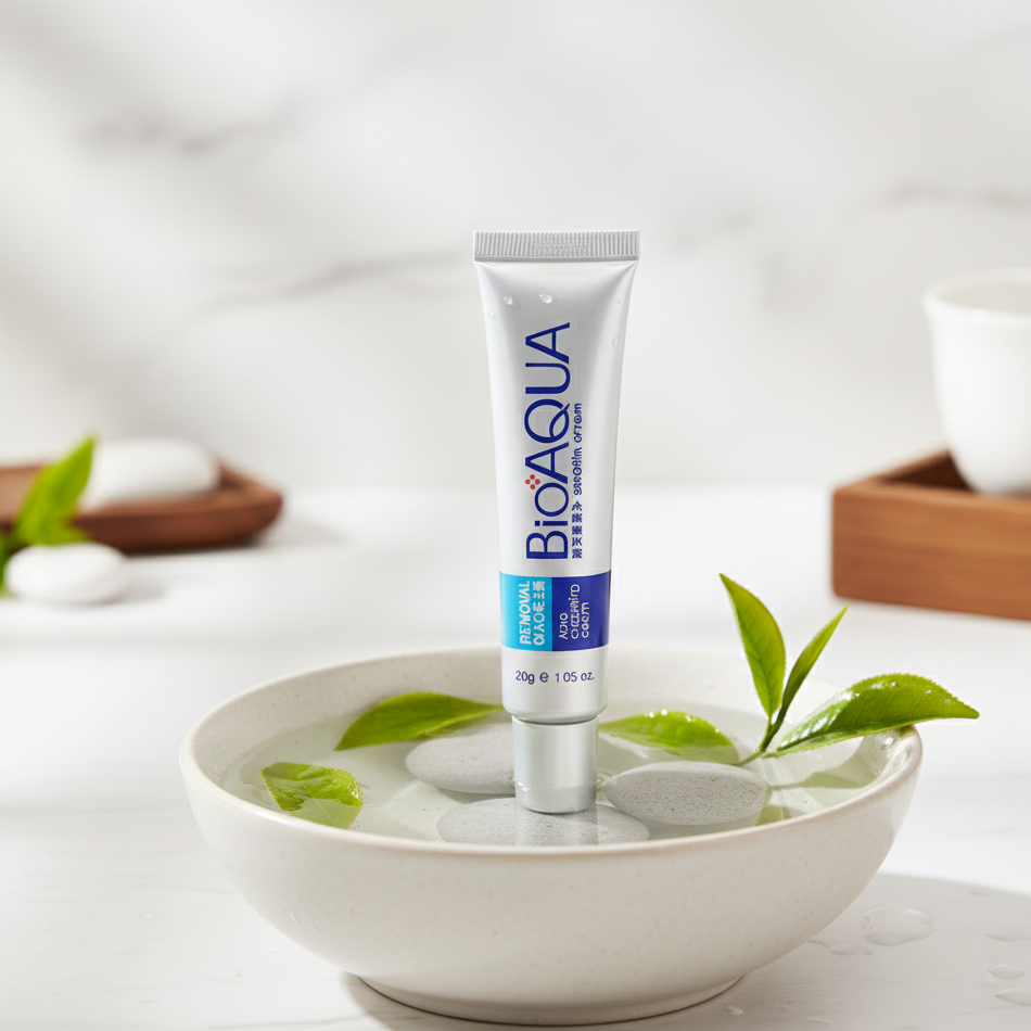 BIOAQUA Pure Skin Acne Removal & Anti-Wrinkle Cream – Fast Action Formula for Pimples, Scars, Fine Lines & Smooth Clear Skin (30g)
