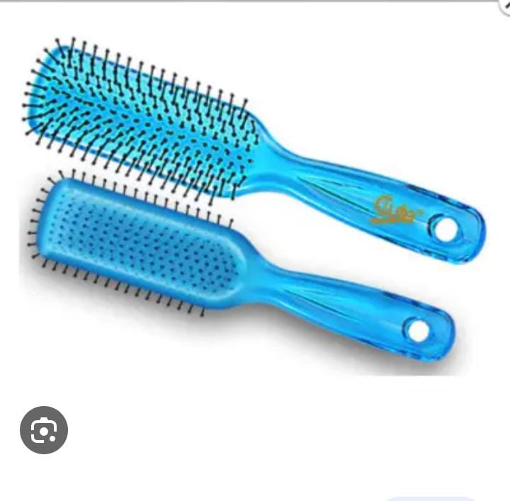 Hair Line Hair Brush, Light Blue,cute hair brush