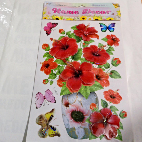 Room decor flower 3d wall sticker  ST-SY006