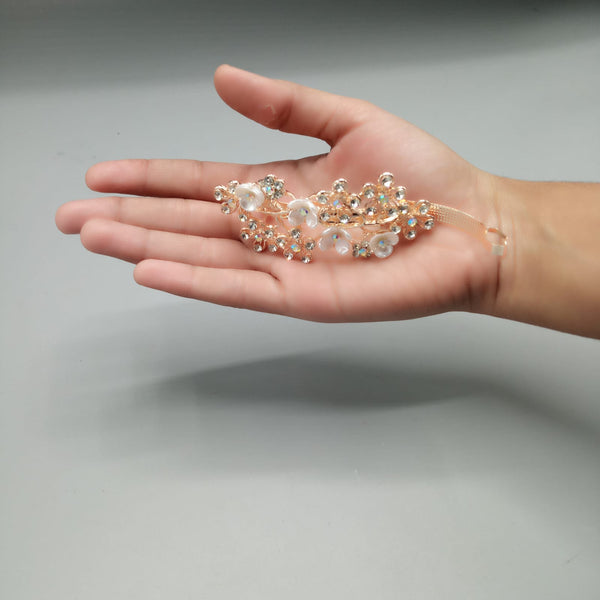 Wedding Bridal Pearl Hair Pins Flower Crystal Hair Clips