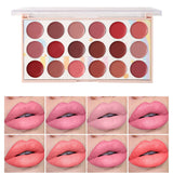 Miss Rose  18 Colors Matte Lipstick Palette  Korean cosmetics lipsticks set color Palette