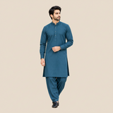 Gul Ahmed Premium Blue Kameez Shalwar Collection