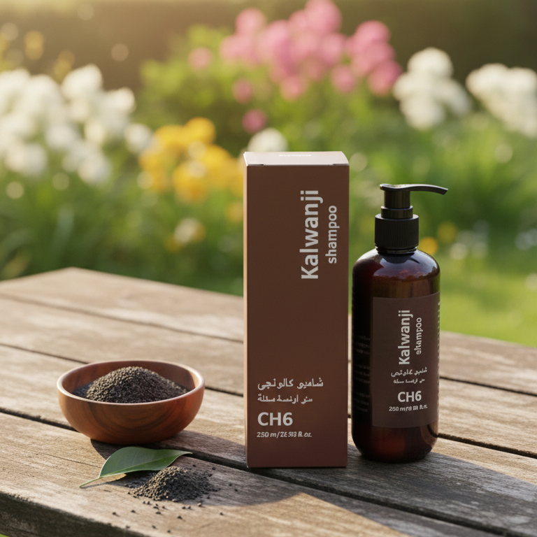 Kalwanji CH6 Black Seed Revitalizing Shampoo –250ml Nutrient-Rich Formula for Hair Strength & Shine