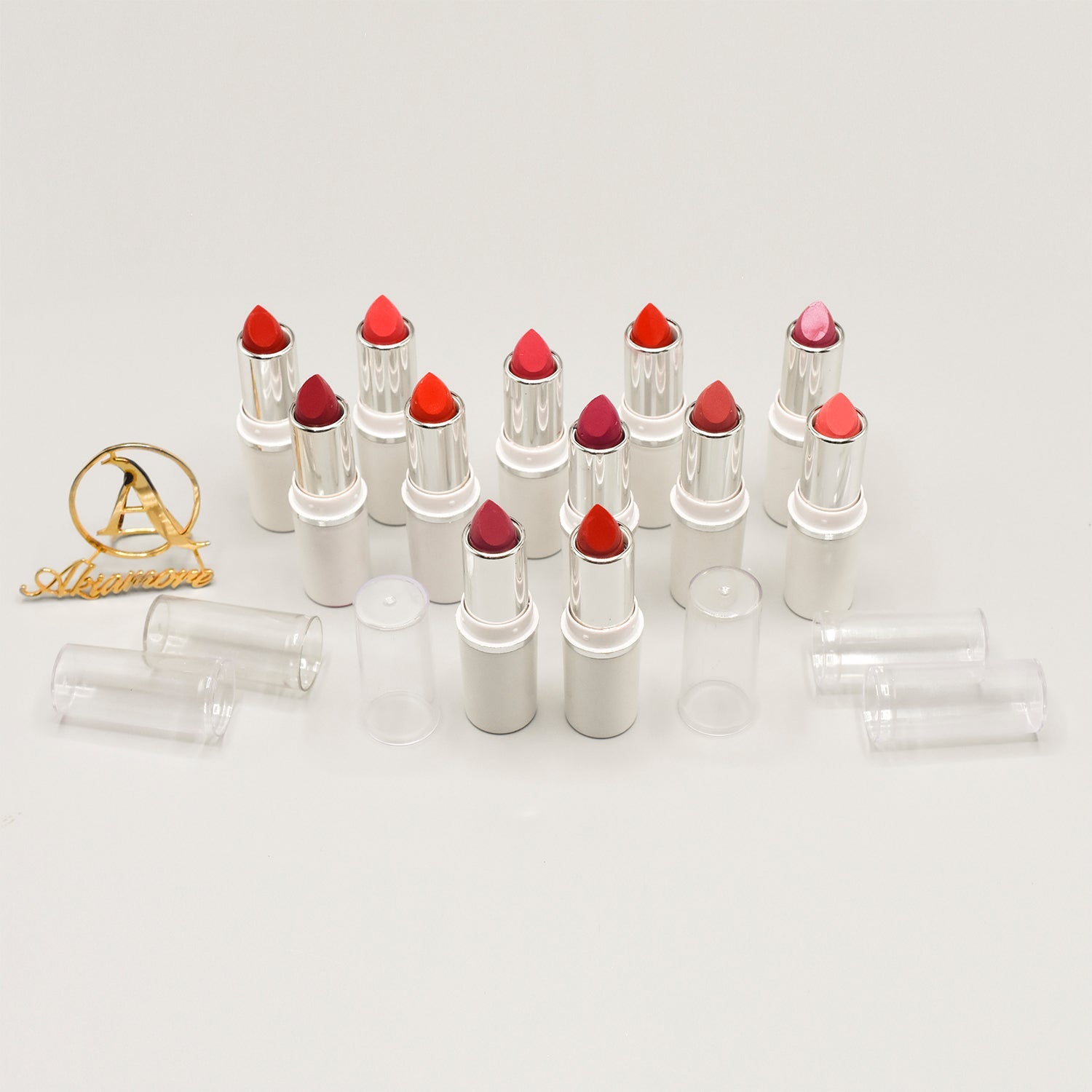 Miss Rose Matte Lipstick Set Pack of 12, Long Lasting Lip Color Shades for Women