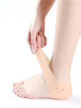 Silicone Gel Heel Pad Socks | Pain Relief & Anti?Crack | 1 Pair Heel Guards & Protectors for Men & Women