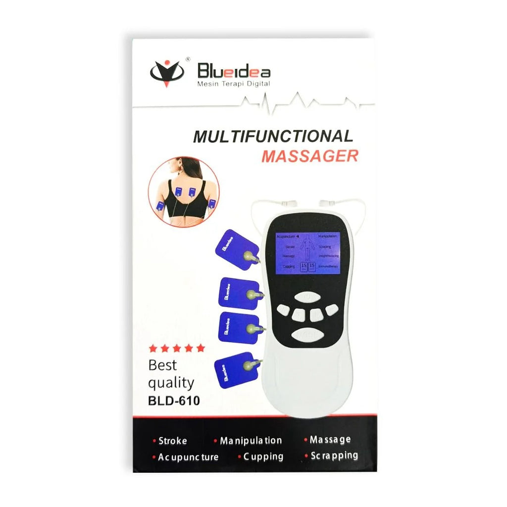 Digital Therapy Machine BLD-610 – Multifunctional Electric Pulse Massager for Pain Relief, Acupuncture, Muscle Relaxation & Body Massage