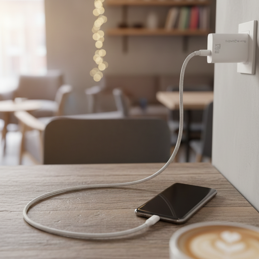 120 W Super Fast Charger Only Adapter Providing Quick Charging Speed With Reliable Performance And Durable Design (Without Box and Cable)