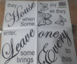Modern Figures  Butterfly Wall Stickers Home Decor DIY Decals Decoration Black Wall Decals Inspiring Quotes Stickers Arts Inspirational Lettering for Room  Dz009 Size:39*57CM