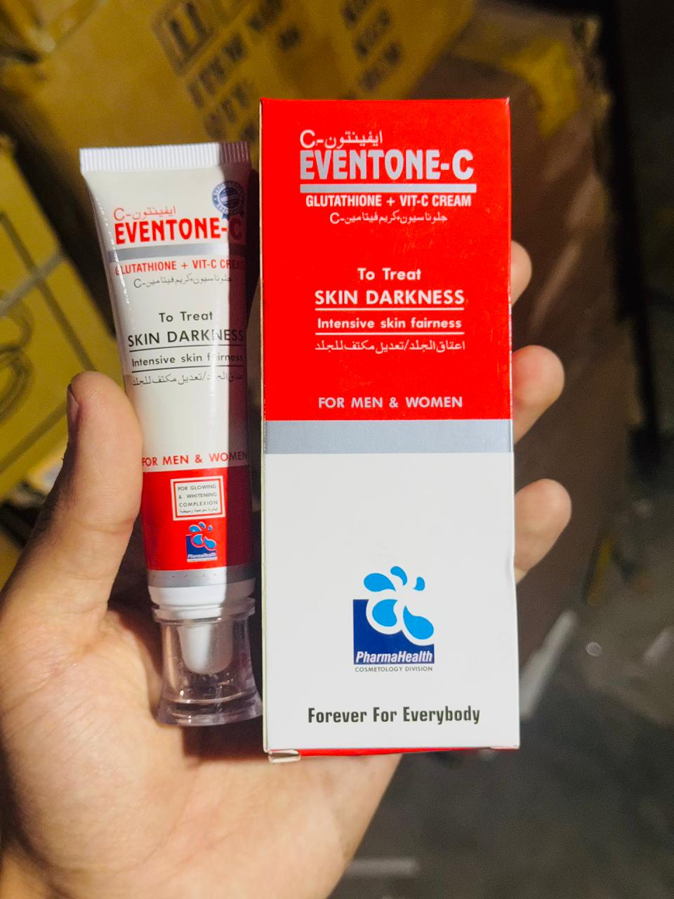 Eventone?C Cream | L?Glutathione + Vitamin C | 10 g | Treats Skin Darkness & Pigmentation