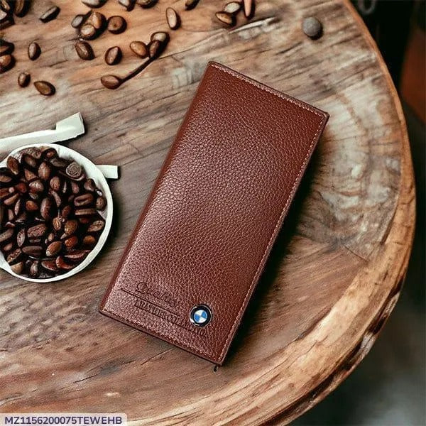 Men’s Daily Use Leather Wallets With Durable Material - BlueStylish Design Easy Carrying And Secure Storage For Everyday Essentials