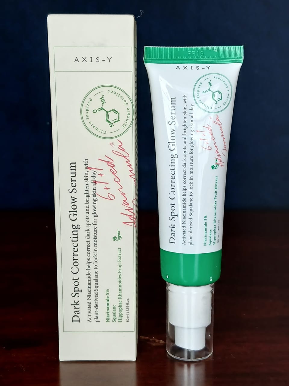 AXIS-Y Dark Spot Correcting Glow Serum – Niacinamide Brightening Treatment for Fading Hyperpigmentation, Hydrating & Evening Skin Tone