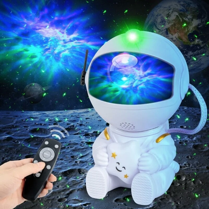 Astronaut Galaxy Star Projector Night Light Smooth Illumination Starry Effect Easy Operation