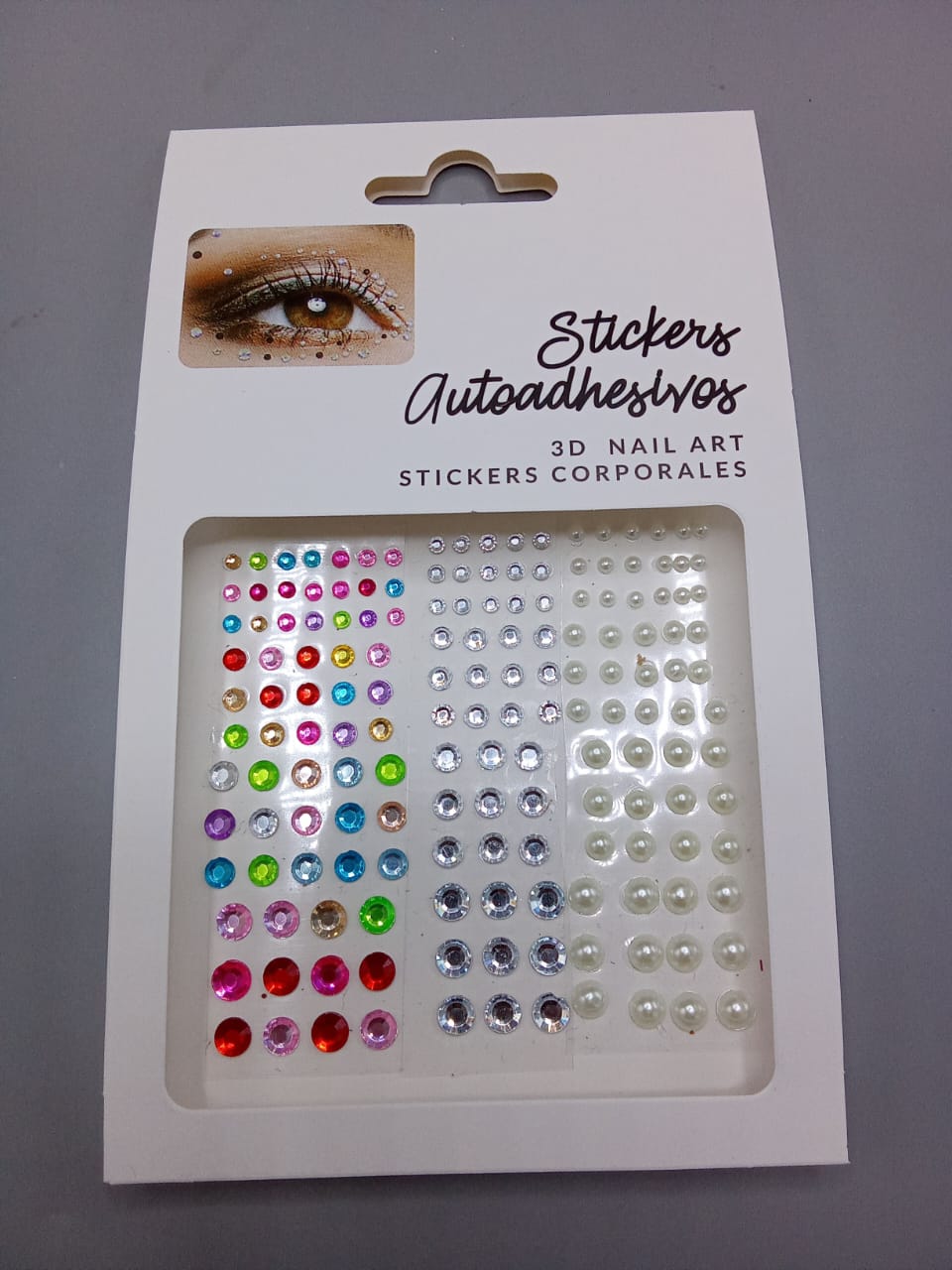Face Gems Jewels Glitter Eye Eyeshadow Makeup Acrylic Crystal Diamond Rhinestone Eyes Stickers Temporary Tattoos