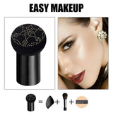 SUNISA Waterproof Mushroom Head Air Cushion Foundation – BB & CC Cream With Moisturizing Liquid Base And Sponge Applicator