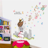 Wall Stiker ABC1060 Girl n Fly – Wallsticker  Wall Sticker  Wallstiker  Wall Stiker Stiker Dinding  Hiasan Dinding