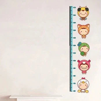 AM025 Ketsicart Home Removable Cartoon Height Chart Measure Decal Wall Sticker DIY
