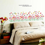 AY870 Little flowers Kids vinyl wall sticker for kids rooms home decor decals adesivos de parede stickers
