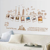 Wall Sticker Frame Travel XL Wall Sticker Wallpaper Wall Decoration XL8042