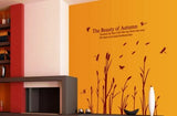 2024 New 3D Plant Removable  PVC Wall Stickers Home Decor Sticker