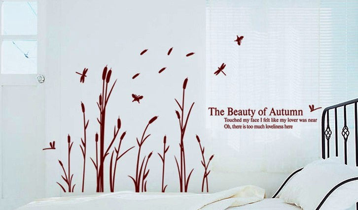 2024 New 3D Plant Removable  PVC Wall Stickers Home Decor Sticker