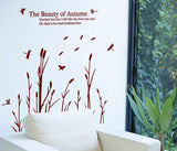 2024 New 3D Plant Removable  PVC Wall Stickers Home Decor Sticker
