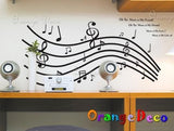 AY9050 Music label Kids vinyl wall sticker for kids rooms home decor decals adesivos de parede stickers