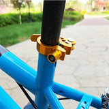 Bicycle Seat Post Clamp | Bike Seat Rod Lock (black)